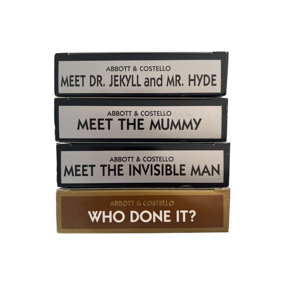 ABBOTT AND COSTELLO Lot of 4 VHS Tapes Comedy Legends 5.5 Hours TESTED - Picture 15 of 16